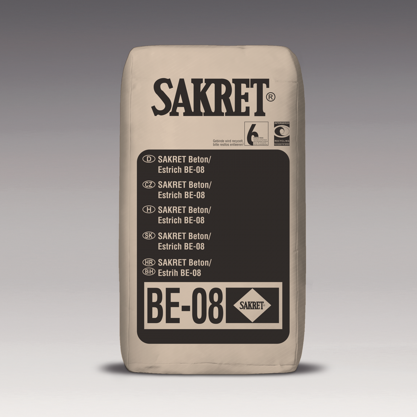 SAKRET BE-08 - Beton esztrich