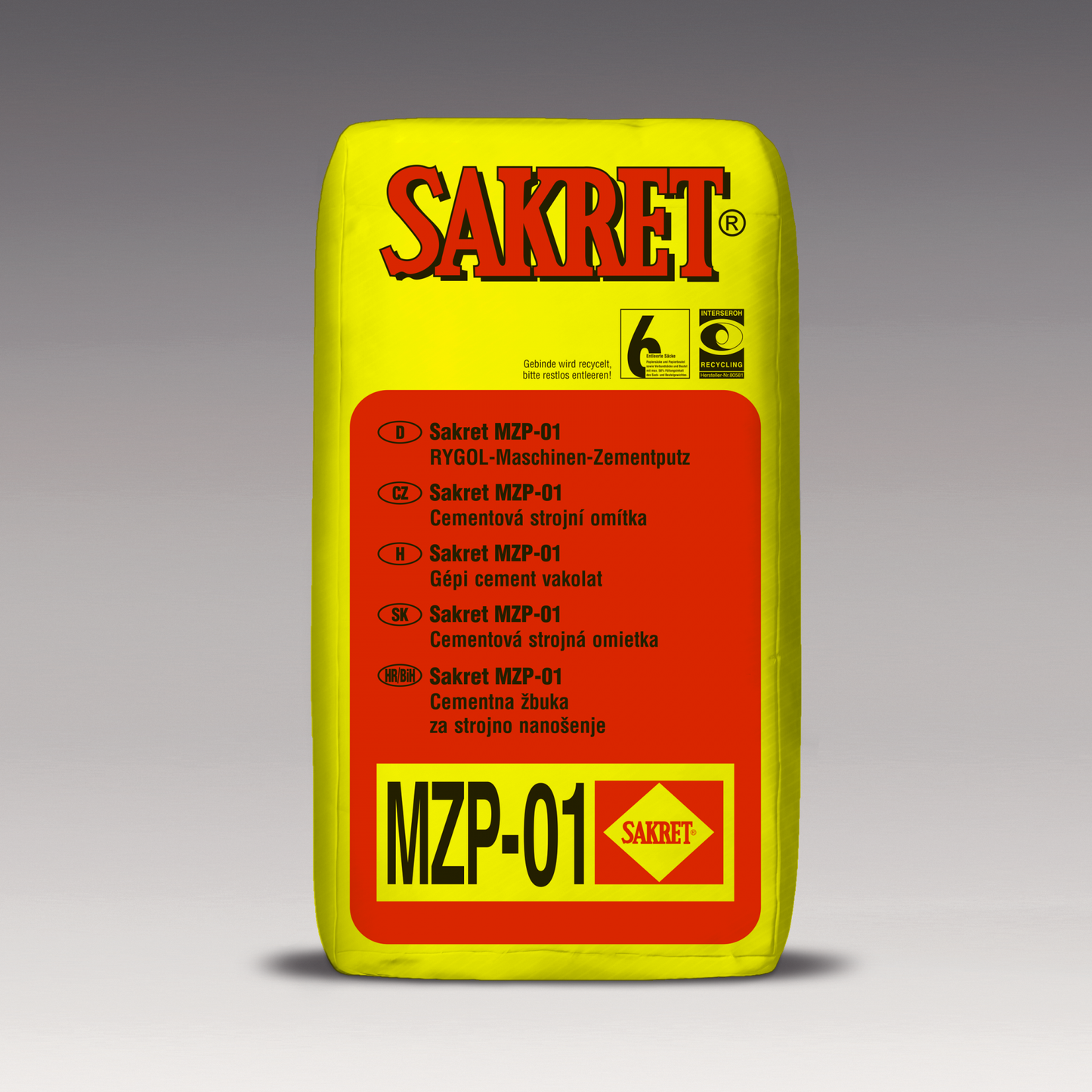 SAKRET MZP-01 Lábazati cement vakoló habarcs