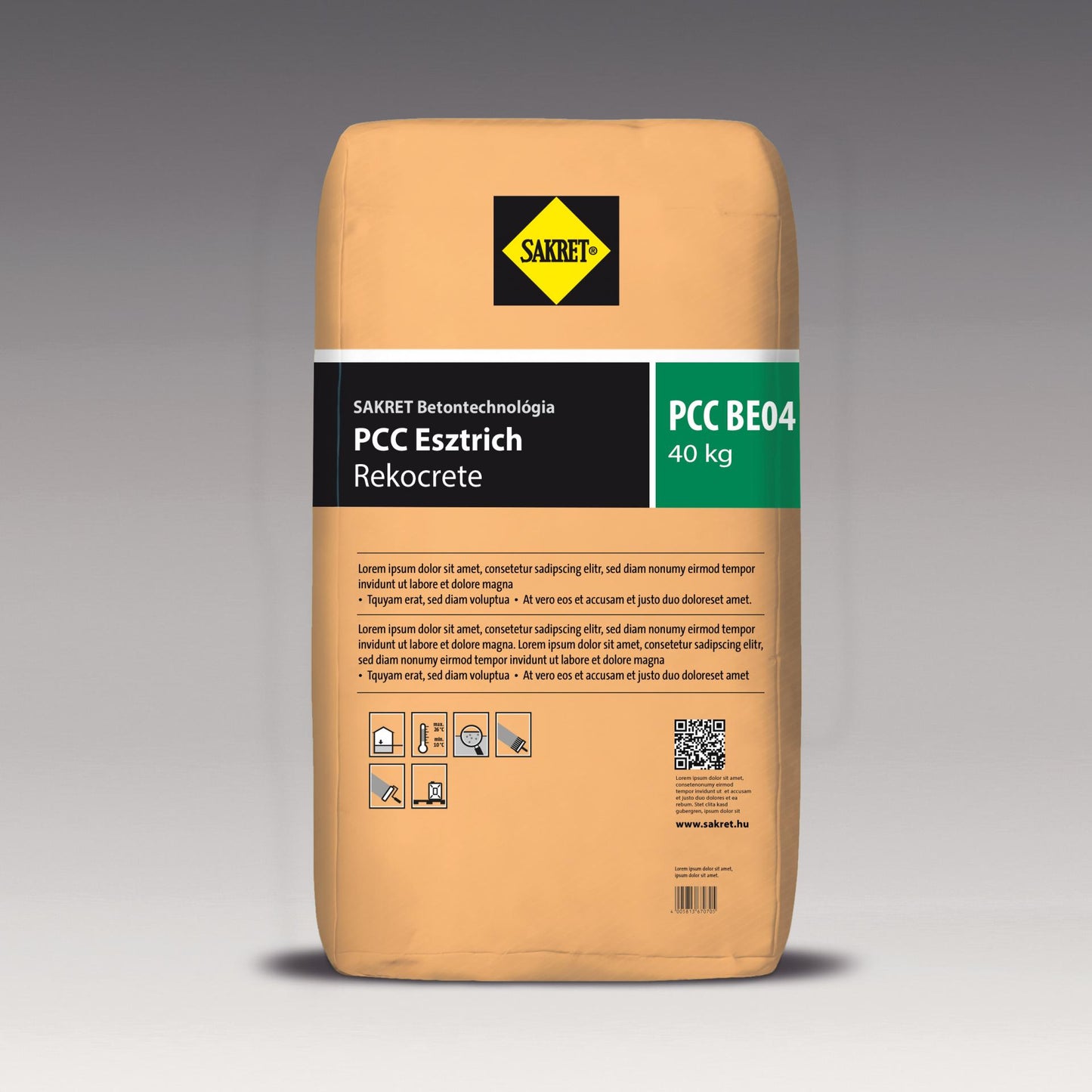 SAKRET PCC BE 04 beton esztrich