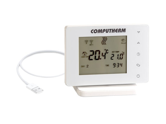 COMPUTHERM E800RF MULTIZÓNÁS WI-FI TERMOSZTÁT, VEZETÉK NÉLKÜLI ÉRINTŐGOMBOS VEZÉRLŐKKEL