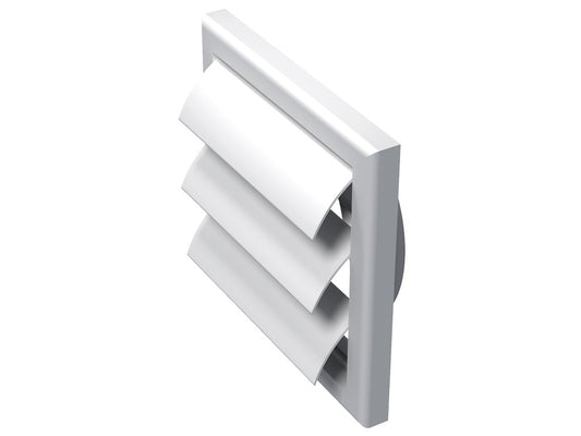 VENTS SZELLŐZŐRÁCS MV120VJ ABS GRAVITÁCIÓS, FEHÉR