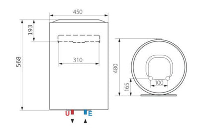 ARISTON  LYDOS R 50V EU VILLANYBOJLER