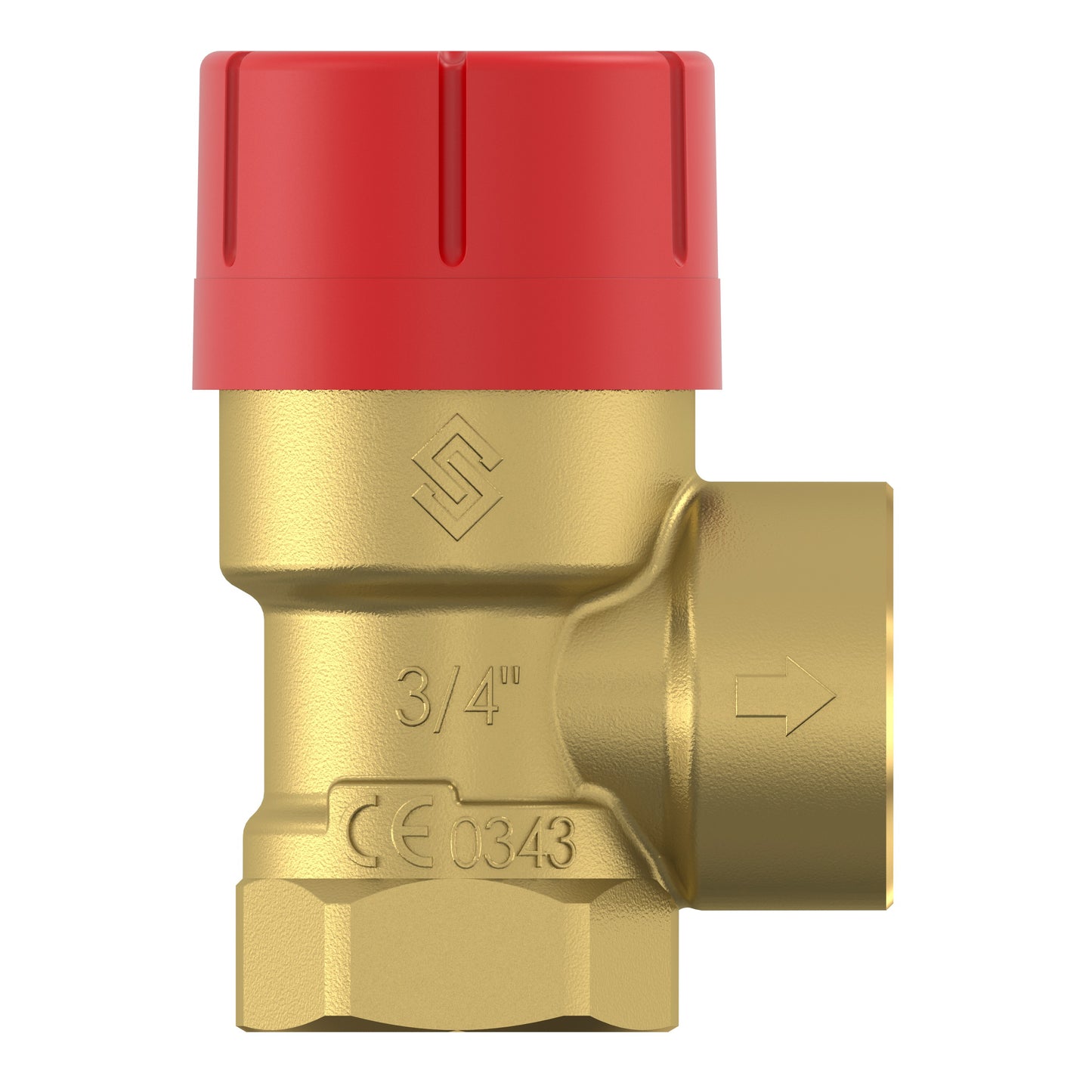 FLAMCO PRESCOR 3/4"X3/4" BIZTONSÁGI SZELEP 2,5 BAR