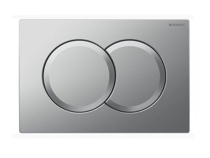 GEBERIT NYOMÓLAP DELTA 01 MATT KRÓM BASIC 2 MENNYISÉGES