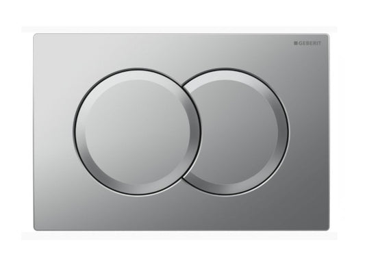 GEBERIT NYOMÓLAP DELTA 01 MATT KRÓM BASIC 2 MENNYISÉGES