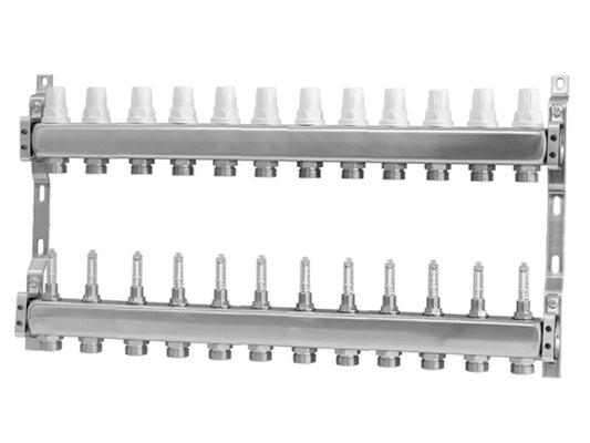 FOCUS FLOW OSZTÓ-GYŰJTŐ 12 KÖR, ÁRAMLÁSMÉRŐVEL, INOX M28