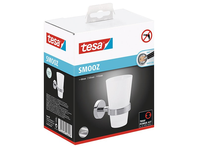 TESA SMOOZ FOGMOSÓPOHÁR-TARTÓ B135XH155XT85, RAGASZTHATÓ