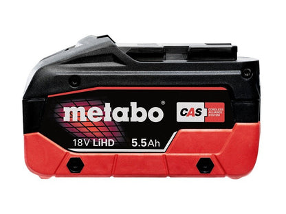 METABO AKKUMULÁTOR, LIHD AKKUEGYSÉG 18 V - 5,5 AH, AIR COOLED