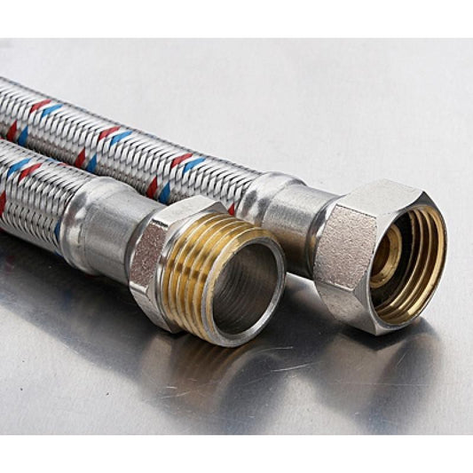 1/2"X1/2"X40 KB VÍZ BEKÖTŐCSŐ INOX FOCUS