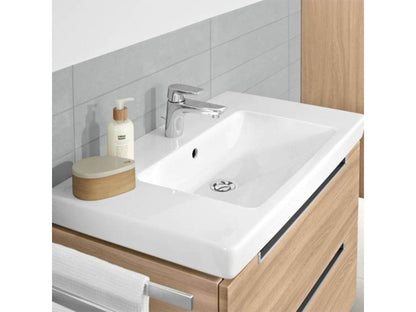 VILLEROY & BOCH SUBWAY 2.0 BEÉPÍTHETŐ MOSDÓ, SZÖGLETES, 80X47, TÚLFOLYÓVAL