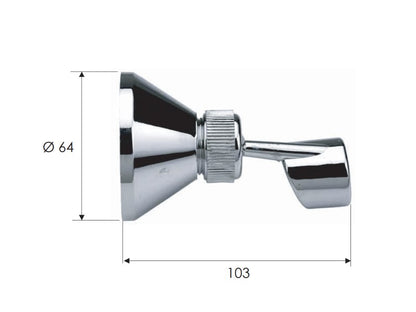 REMER ZUHANYTARTÓ FIX GÖMBCSUKLÓS