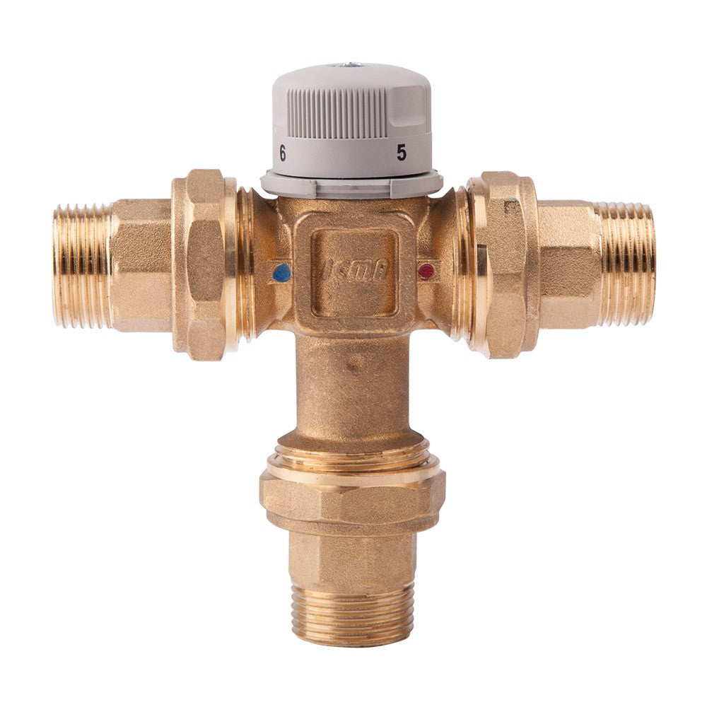 ICMA 3/4" TERMOSZTATIKUS KEVERŐSZELEP HOLLANDIVAL, 30-65°C, ART.148