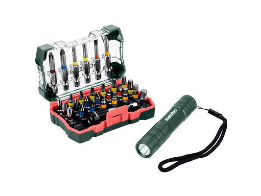 METABO BIT KÉSZLET, BIT-BOX "SP", 29-DB-OS, MINI FLASH LIGHT ZSEBLÁMPA
