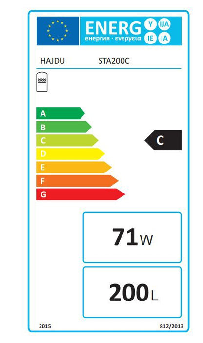 HAJDU STA200C  SOLAR TÁROLÓ 1 HŐCSERÉLŐS