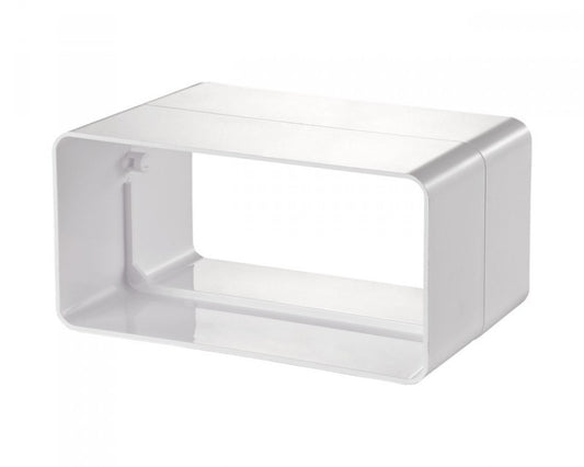 VENTS PVC LAPOSCSATORNA CSŐTOLDÓ 55X110 FEHÉR - 515