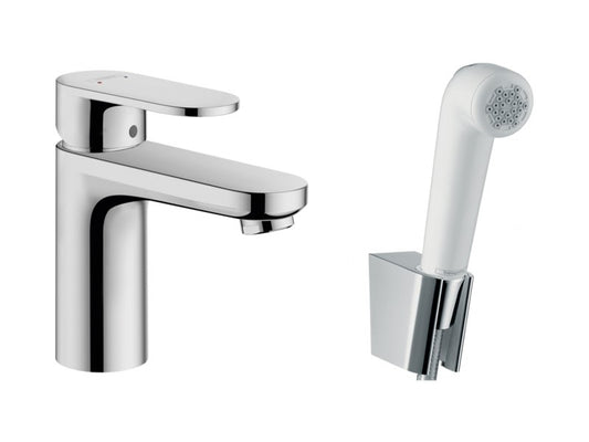 HANSGROHE VERNIS BLEND EGYKAROS MOSDÓCSAPTELEP 100, + BIDET KÉZIZUHANY + ZUHANYTÖMLŐ 160