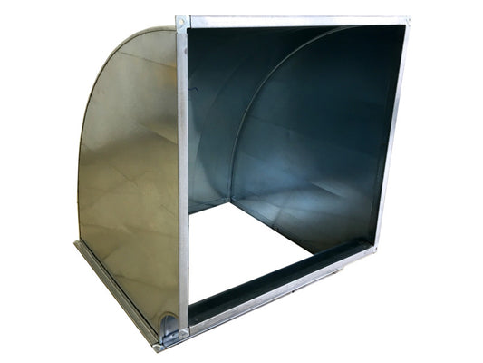 Légcsatorna könyök MASTER (90°, 650x650mm, R=150mm)