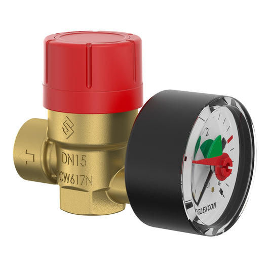 FLAMCO PRESCOMANO 1/2" BIZTONSÁGI SZELEP 2,5 BAR 20/#