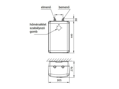 HAJDU FTA-10, NYÍLT RENDSZERŰ VÍZMELEGÍTŐ, ALSÓS + CSAPTELEP 2121221211