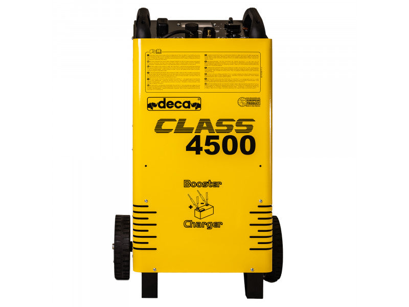 DECA CLASS BOOSTER4500 akkumulátor indító-töltő (bikázás 500A, 12/24V, 75A, max. 600Ah)