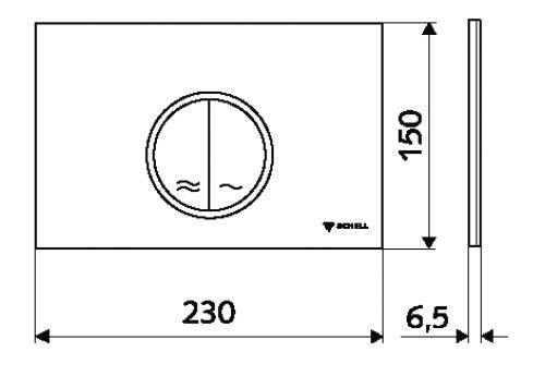 SCHELL WC NYOMÓLAP MONTUS CIRCUM FEHÉR