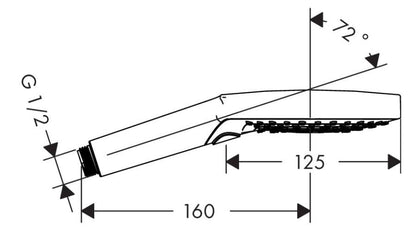 HANSGROHE RAINDANCE SELECT S 120 3JET KÉZIZUHANY