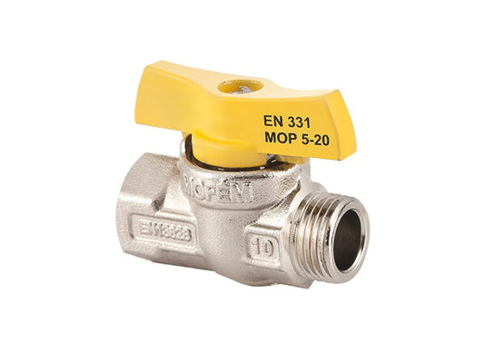 MOFÉM 1/2" KB FIX FLEXUM  GÁZ GOLYÓSCSAP 20/#
