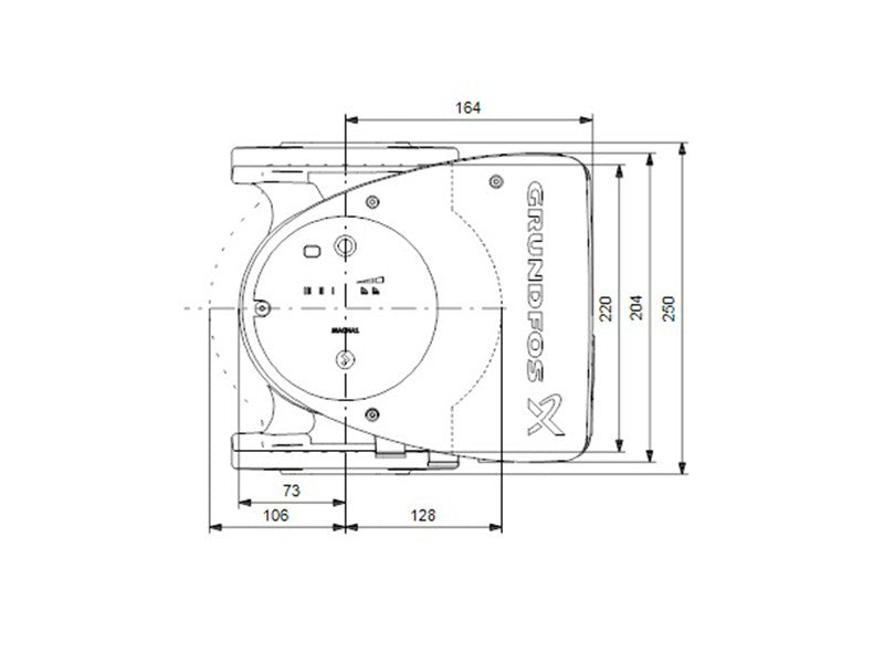 GRUNDFOS MAGNA1 40-120 F 250 1x230V PN6/10 KERINGETŐ SZIVATTYÚ