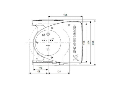 GRUNDFOS MAGNA1 40-120 F 250 1x230V PN6/10 KERINGETŐ SZIVATTYÚ