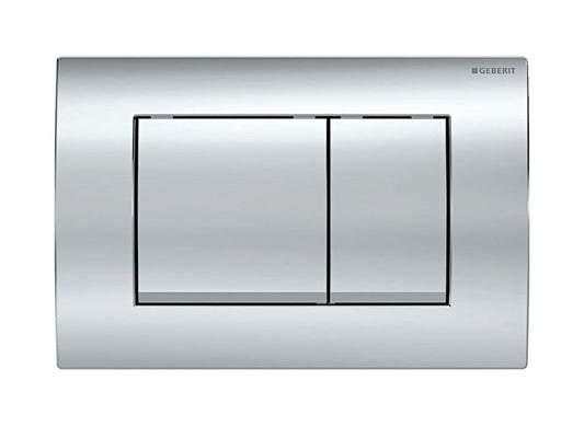 GEBERIT NYOMÓLAP DELTA 30 FÉNYES KRÓM BASIC 2 MENNYISÉGES