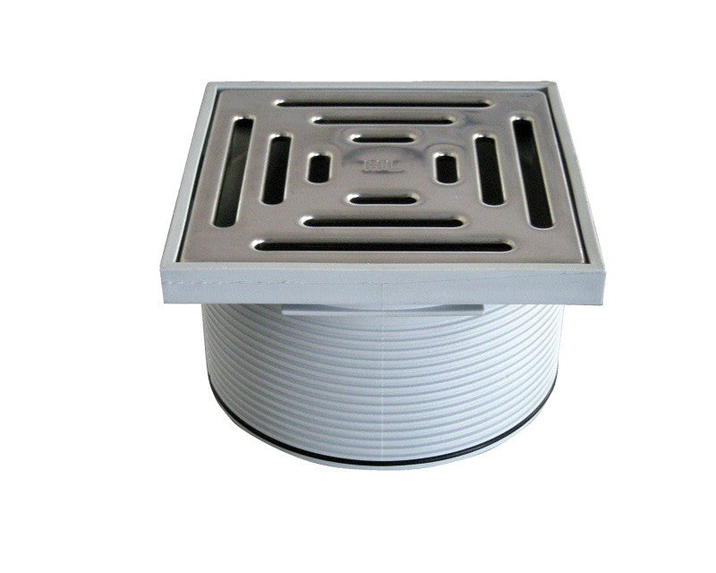 HL 66.9 RÁCSTARTÓ D145MM, NEMESACÉL LEFOLYÓRÁCCSAL
