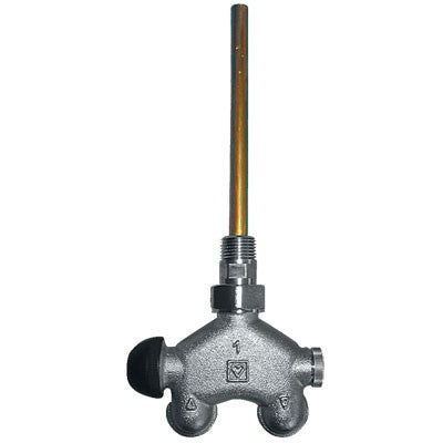 HERZ 1/2" VUA-50 TERMOSZTATIKUS SZELEP SAROK KÉT CSÖVES - BALOS