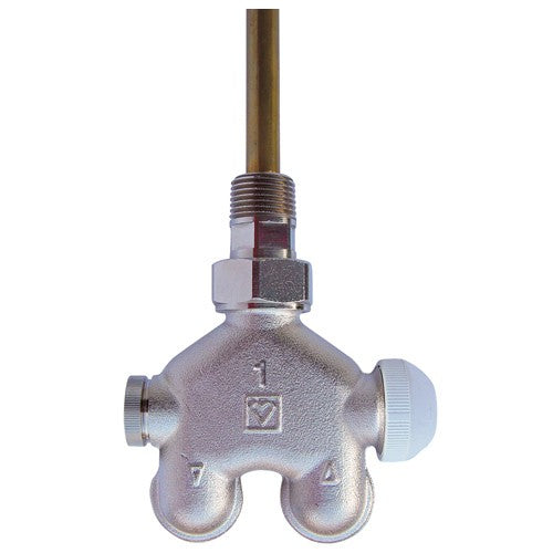 HERZ 1/2" VUA-40 TERMOSZTATIKUS SZELEP SAROK EGYCSÖVES - JOBBOS