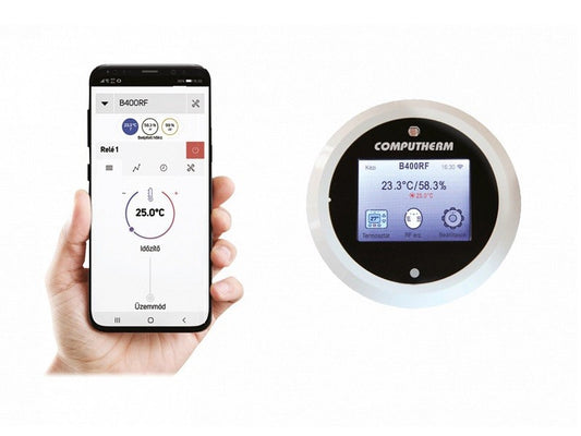 COMPUTHERM B400RF WI-FI TERMOSZTÁT VEZETÉK NK. ÉRINTŐ KIJELZŐ