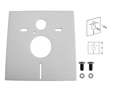 GEBERIT DUOFIX BASIC SZERELŐELEM KÉSZLET, DELTA20 NYOMÓLAP, SELNOVA SQUARE FALI WC-VEL, ÜLŐKÉVEL