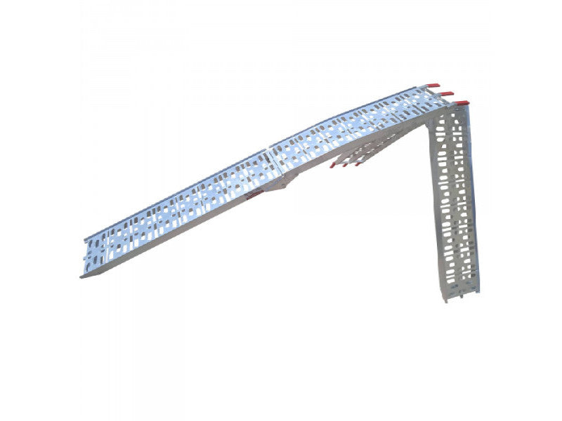 Bérelhető aluminium, összecsukható rámpa szett (2 db) , max. teherbírás 340 kg/oldal