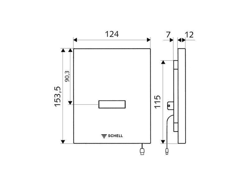 SCHELL EDITION INFRA VIZELDEVEZÉRLÉS 230V - KRÓM