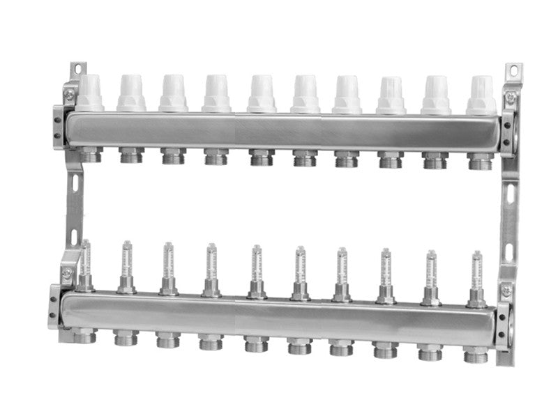 FOCUS FLOW OSZTÓ-GYŰJTŐ 10 KÖR, ÁRAMLÁSMÉRŐVEL, INOX M28