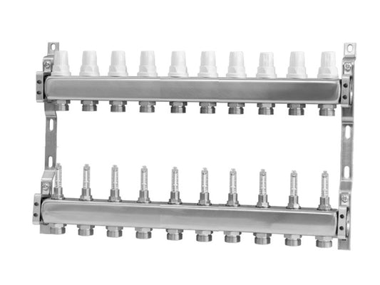 FOCUS FLOW OSZTÓ-GYŰJTŐ 10 KÖR, ÁRAMLÁSMÉRŐVEL, INOX M28