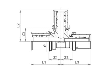 WALLTHERM PRESS 20-10-20 SZŰKÍTŐ T-IDOM 011622016
