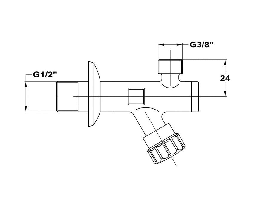 MOFÉM 1/2"-3/8" SAROKSZELEP SZŰRŐS    10/#