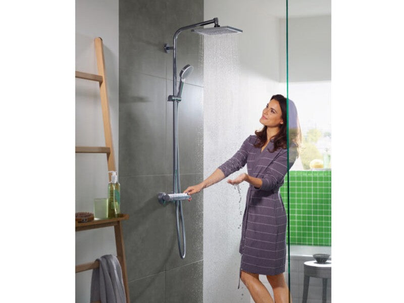 HANSGROHE CROMETTA E 240 1JET SHOWERPIPE ZUHANYRENDSZER TERMOSZTÁTOS CSAPTELEPPEL