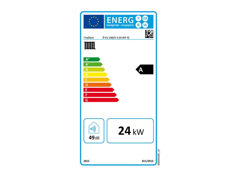 VAILLANT ECOTEC PRO VU INTII 246/5-3 H FALI, KONDENZÁCIÓS FŰTŐ GÁZKAZÁN