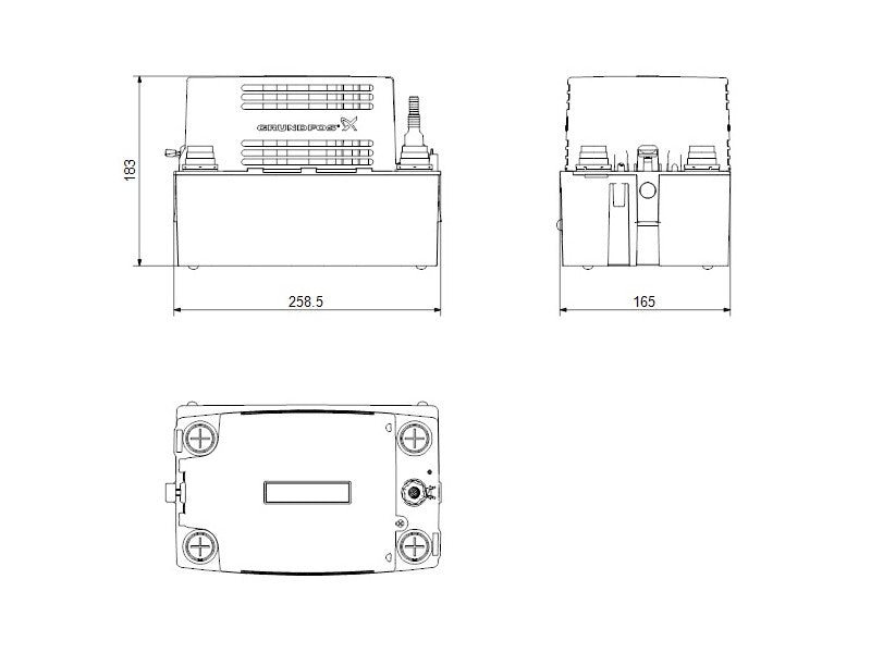 GRUNDFOS CONLIFT 1 KONDENZÁTUM ÁTEMELŐ SZIVATTYÚ