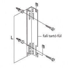 RADIÁTOR TARTÓ H300 SZELEPES WARMAIR !!