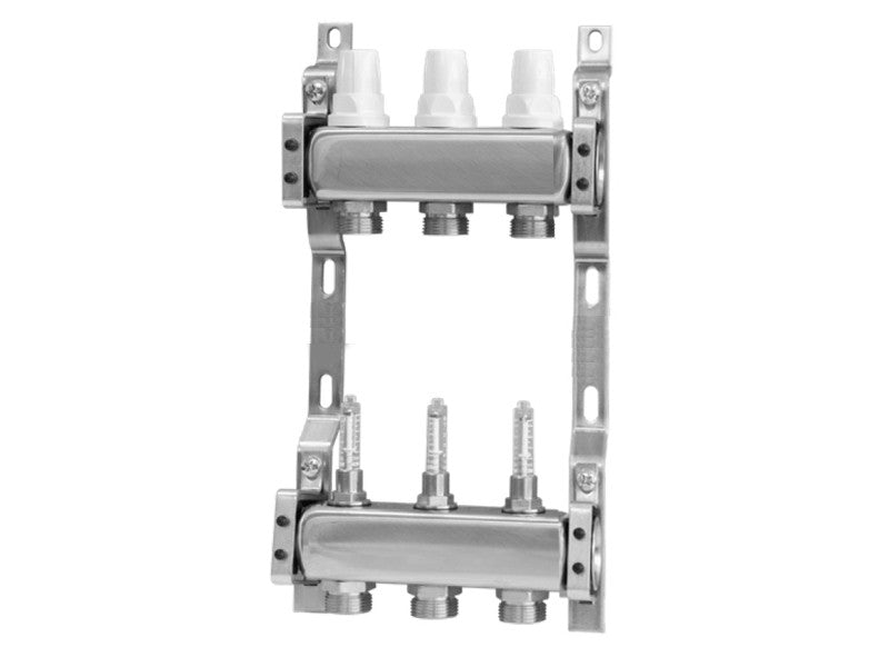 FOCUS FLOW OSZTÓ-GYŰJTŐ 3 KÖR, ÁRAMLÁSMÉRŐVEL, INOX M28