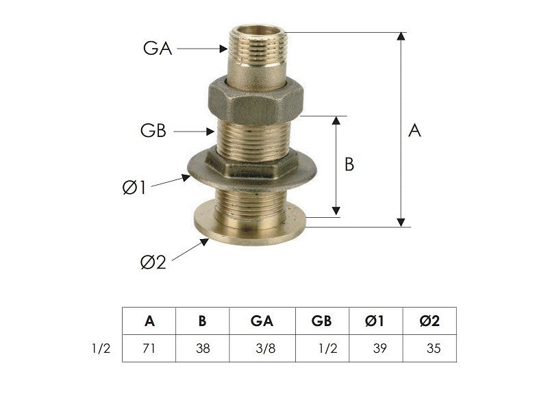 WC TÖLTŐSZELEP CSAVARZAT 1/2" REMER