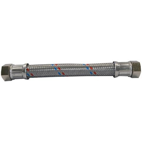 1/2"X1/2"X15 BB VÍZ BEKÖTŐCSŐ INOX FOCUS