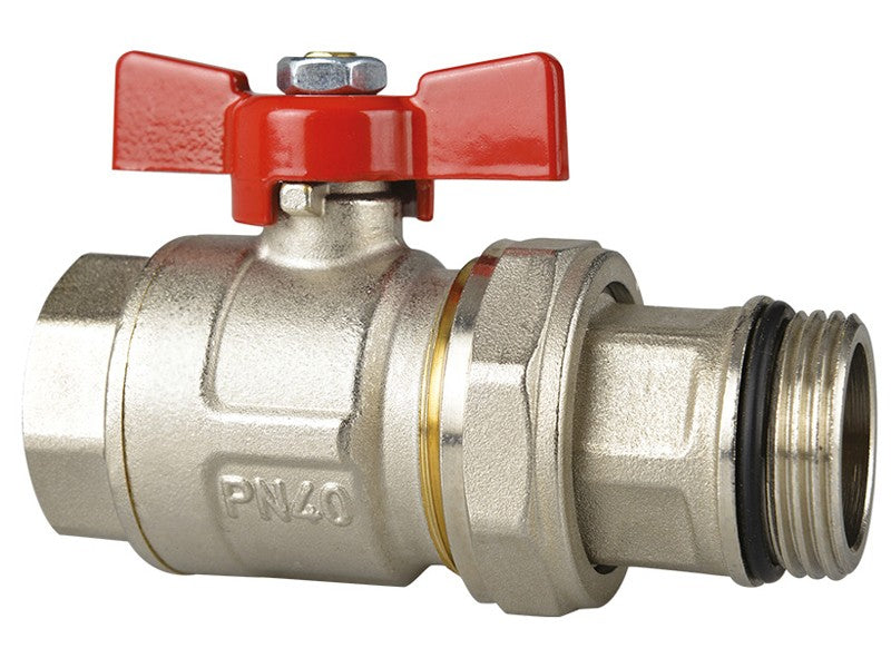 FOCUS FLOW OSZTÓ GOLYÓSCSAP 1" KB HOLLANDIS, PIROS KARRAL