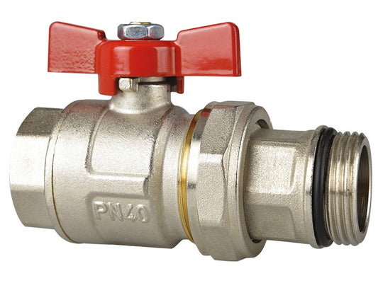 FOCUS FLOW OSZTÓ GOLYÓSCSAP 1" KB HOLLANDIS, PIROS KARRAL